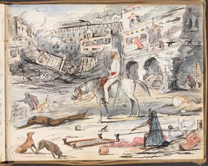 Kotah after the assault, one of the street barricades - I make acquaintance with the 