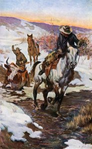 Winter Work for the Cowboys by John Norval Marchand
