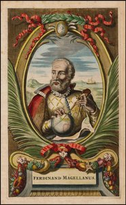 Portrait of Ferdinand Magellan, 1671 by John Ogilby