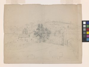 Street In Brookville by John Otis Adams