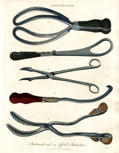 Obstetrical Instruments Used in Difficult Childbirth by John Pass