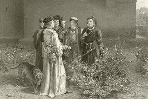 The Rival Roses by John Pettie