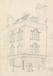 House at the Corner of Red Lion Street and Theobalds Road, Facing Lamb