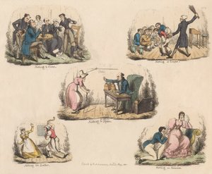 One of a set of four: Much Ado About Nothing or Illustrations of Old Savings