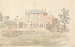 House with Weathercock by John Preston Neale