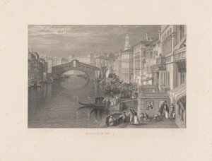 The Rialto, Venice by John Pye