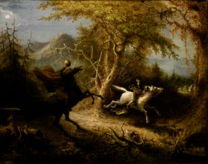 The Headless Horseman Pursuing Ichabod Crane, 1858