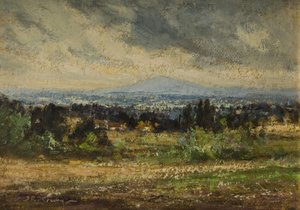 A Scene in Surrey, 1930 by John Rabone Harvey