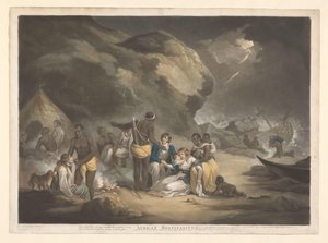 African People Helping British Shipwreck Survivors (African Hospitality)