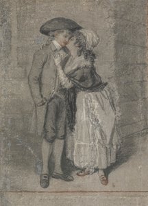 So She Caught Him and Kissed Him (Proverbs, Chapter VII, Verse 13) by John Raphael Smith