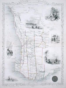 Western Australia, from a Series of World Maps published by John Tallis & Co., London & New York by John Rapkin