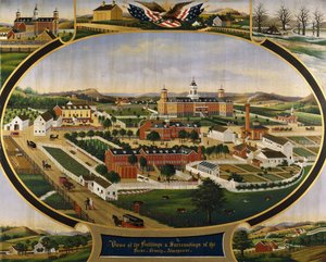 Views of the Buildings and Surroundings of the Berks County Almshouse by John Rasmussen
