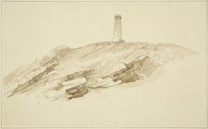 Lighthouse on the Flat Holm by John Reverend Eden