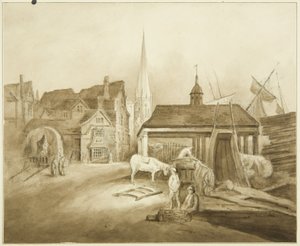 North-east end of King Street, showing Welsh Market