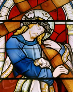 Christ carrying the cross by John Richard Clayton