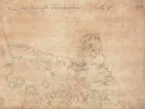From the Inn at Terracina by John Robert Cozens