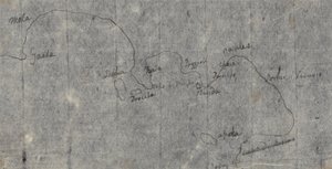 Gulf of Naples Map by John Robert Cozens