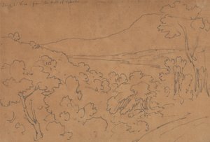 Lake Vico from the Hill of Viterbo by John Robert Cozens