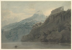 On the Gulf of Salerno near Vietri by John Robert Cozens