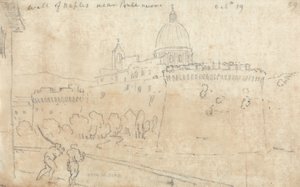 The Wall of Naples near Ponte Nuovo by John Robert Cozens