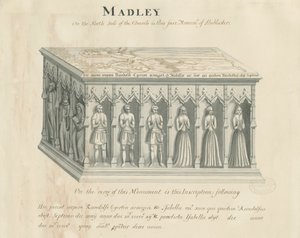Madeley Church - Monument to Randolf Egerton by John Robert Fernyhough