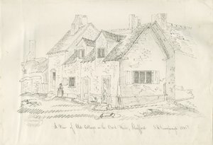 Stafford - Old Cottage in Back Walls by John Robert Fernyhough