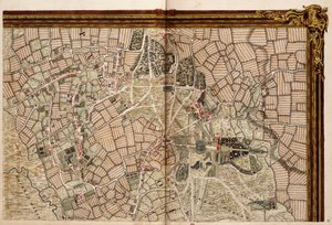 Map of Hackney, Waltham and Wanstead by John Rocque