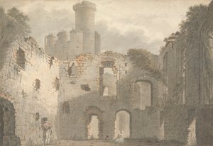 Conway Castle, a View of the Interior by John Roe of Warwick