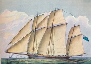 Armed Lugger Close Hauled With All Sail Set, 1825