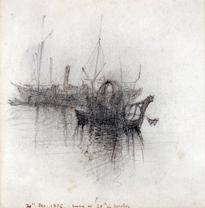 Study of Shipping by John Ruskin