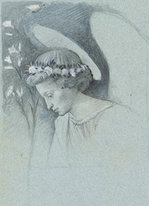 Study of the Head of the Angel Gabriel in Filippo Lippi