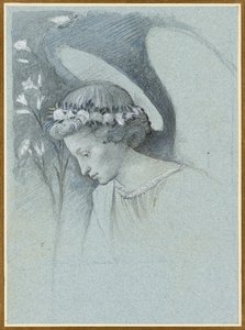 Study of the Head of the Angel Gabriel in Filippo Lippi
