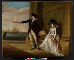 Portrait of Captain and Mrs Hardcastle