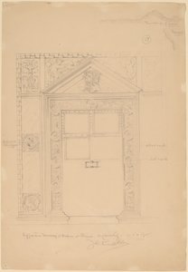Byzantine Doorway with Duomo, Rimini by John Russell Pope