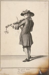 The Merry Fidler, Cries of London, c1688