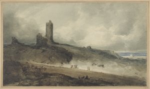 Aberystwyth Castle by John Sell Cotman