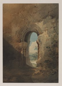 Doorway to the Refectory, Kirkham Priory, Yorkshire