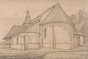 East End of the Abbey Church of St. Paul at Rouen, Normandy