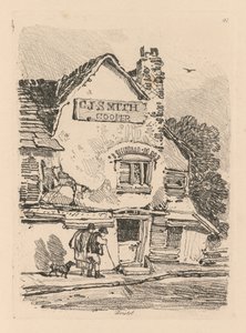 Liber Studiorum: Plate 41, House at Bristol by John Sell Cotman