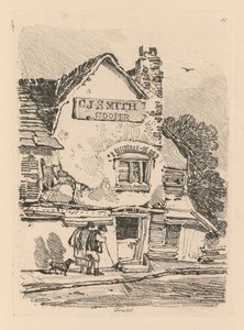 Liber Studiorum: Plate 41, House at Bristol, 1838 by John Sell Cotman