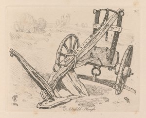 Liber Studiorum: Plate 43, A Norfolk Plough
