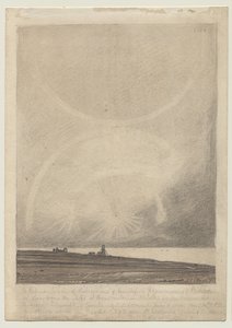 An Effect of Parhelion seen from Hunstanton Lighthouse on July 6 1816 (recto) by John Sell Cotman