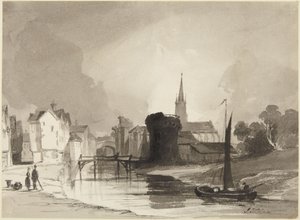 River Scene by John Sell Cotman