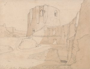 View of the Donjon of Chateau Gaillard, near Andelys, Normandy