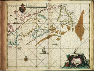 A chart of the coast of America from Newfoundland to Cape Cod