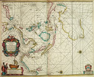 A chart of the easternmost part of the East Indies with all the adjacent islands from Cape Comorin to Japan