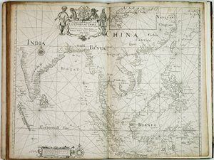 A Chart of the Trading Part of the East Indies and China, with the Adjacent Islands, from Surrat to Japan by John Seller