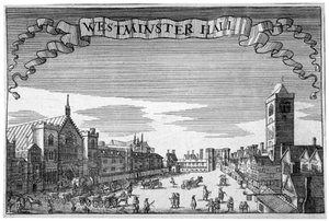 View of Westminster Hall and New Palace Yard, London