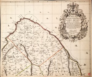 A new and exact map of the island of Barbados in America according to survey made in the years 1717 to 1721 by William Mayo by John Senex