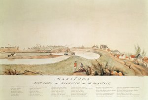 Manitoba, Showing a Hudson Bay Company Trading Station, 1871 by John Simpson